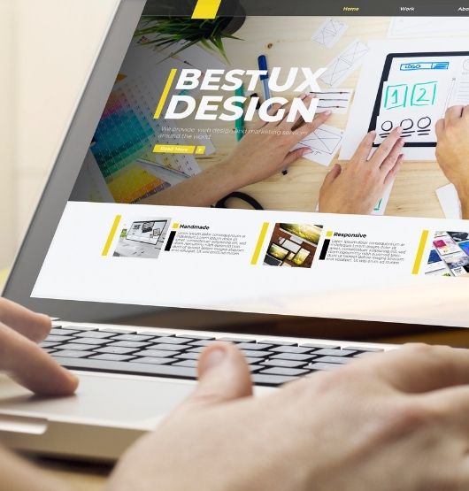 Website SEO progress illustration